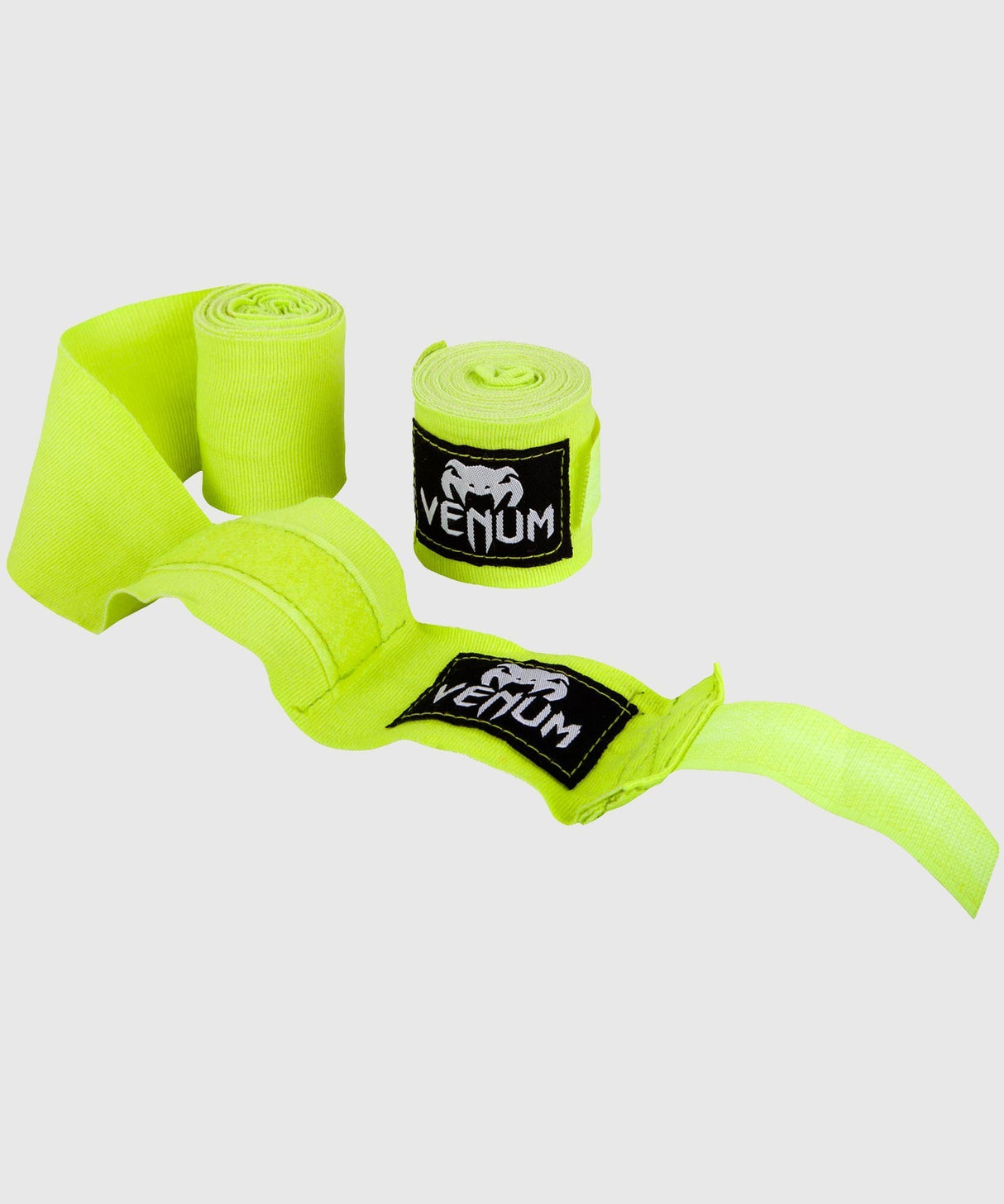Venum Kontact Boxing Hand Wraps 4.5m Neon Yellow - back