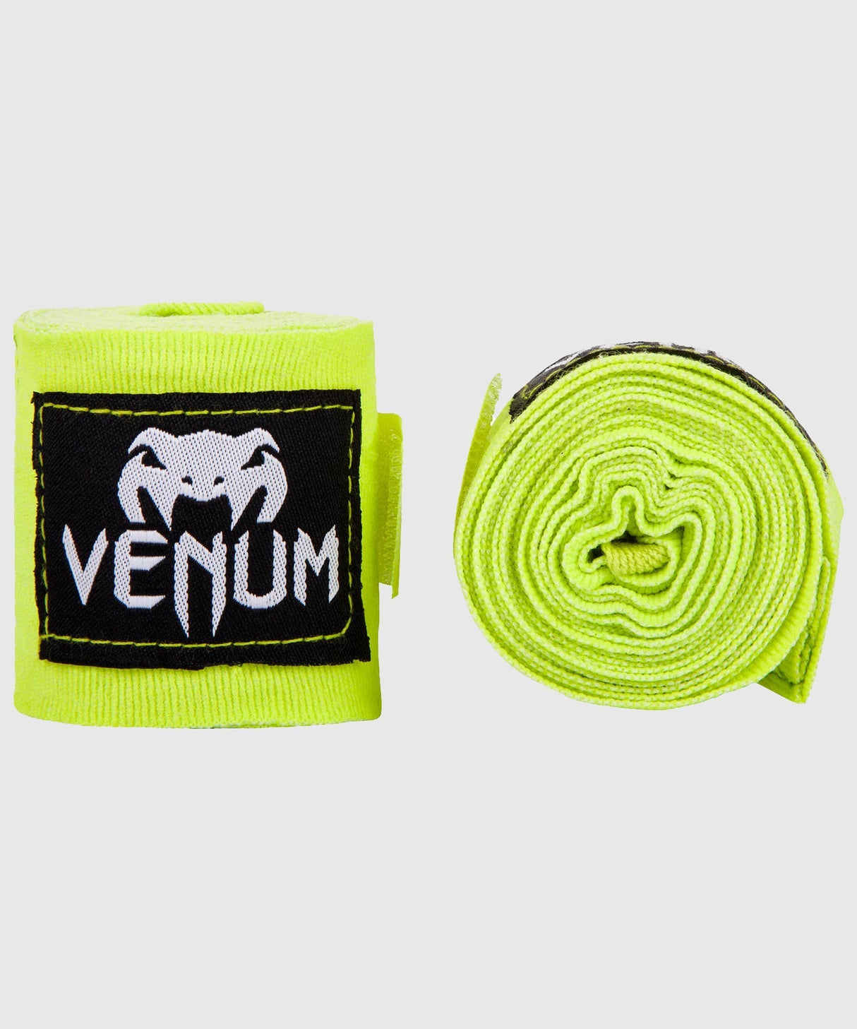 Venum Kontact Boxing Hand Wraps 4.5m Neon Yellow - front