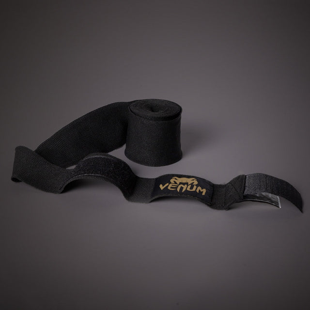 Venum Kontact Boxing Hand Wraps Black/Gold 4.5m (180 in) - detail