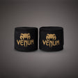 Venum Kontact Boxing Hand Wraps Black/Gold 4.5m (180 in) - front