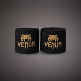 Venum Kontact Boxing Hand Wraps Black/Gold 4.5m (180 in) - front