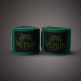 Venum Kontact Boxing Hand Wraps Khaki/Black 4.5m (180 in) - back