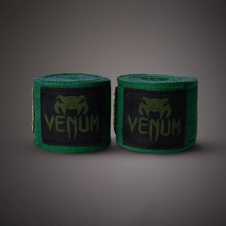 Venum Kontact Boxing Hand Wraps Khaki/Black 4.5m (180 in) - back