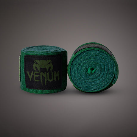 Venum Kontact Boxing Hand Wraps Khaki/Black 4.5m (180 in) - front