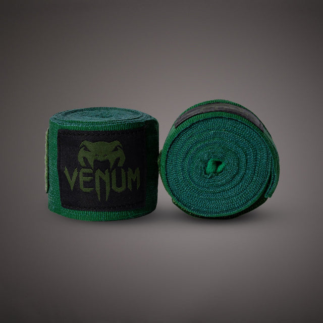 Venum Kontact Boxing Hand Wraps Khaki/Black 4.5m (180 in) - front