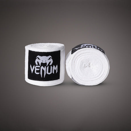Venum Kontact Boxing Hand Wraps White 4.5m (180 in) - front