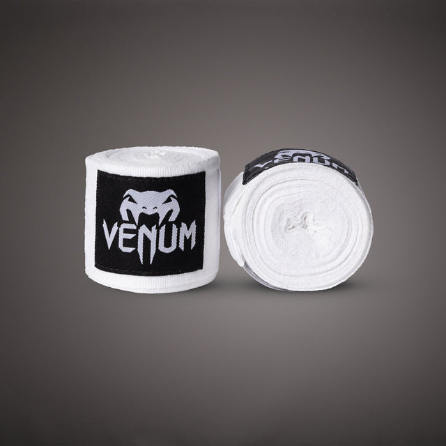 Venum Kontact Boxing Hand Wraps White 4.5m (180 in) - front