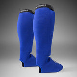 Venum Kontact Shin Guards Royal Blue/Silver