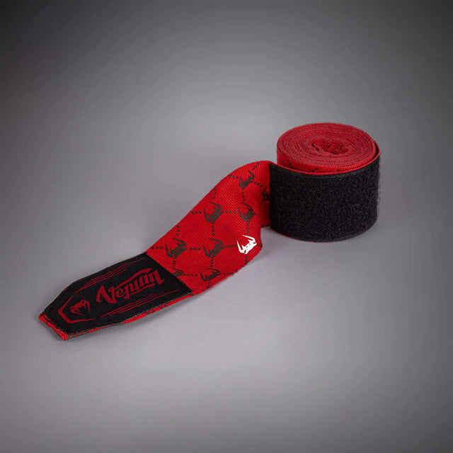 Venum Monogram Advanced Hand Wraps Red