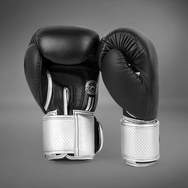 Venum Power 2.0 Boxing Gloves Black/Silver - back