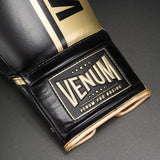 Venum Shield Pro Boxing Gloves with Laces Black/Gold - detail