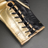 Venum Shield Pro Boxing Gloves with Laces Black/Gold - side