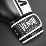 Venum Shield Pro Boxing Gloves with Velcro Black/White - detail