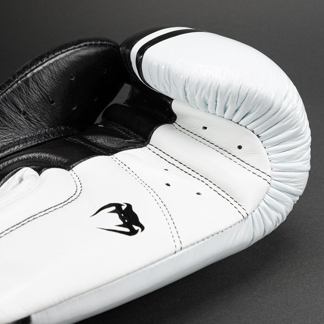 Venum Shield Pro Boxing Gloves with Velcro Black/White - 5