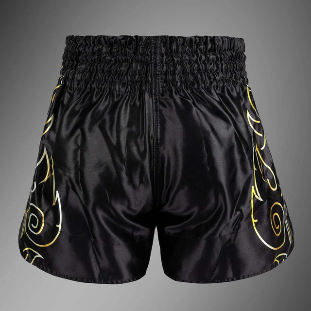 Venum VTC Flames Muay Thai Shorts Black/Gold
