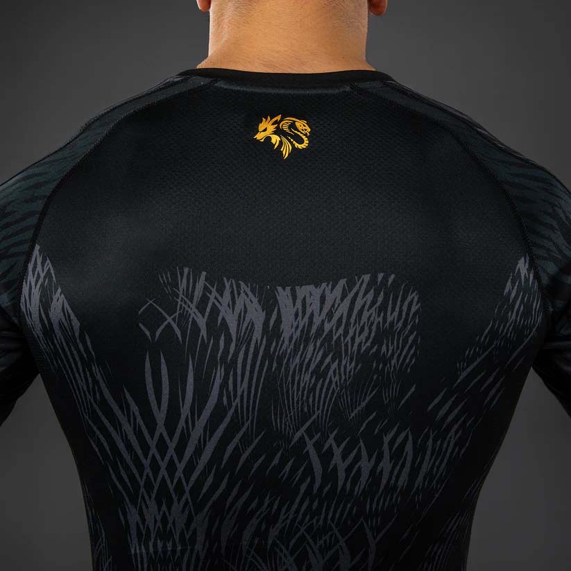 Venum x Chimaev Long Sleeve Rash Guard Black/Grey