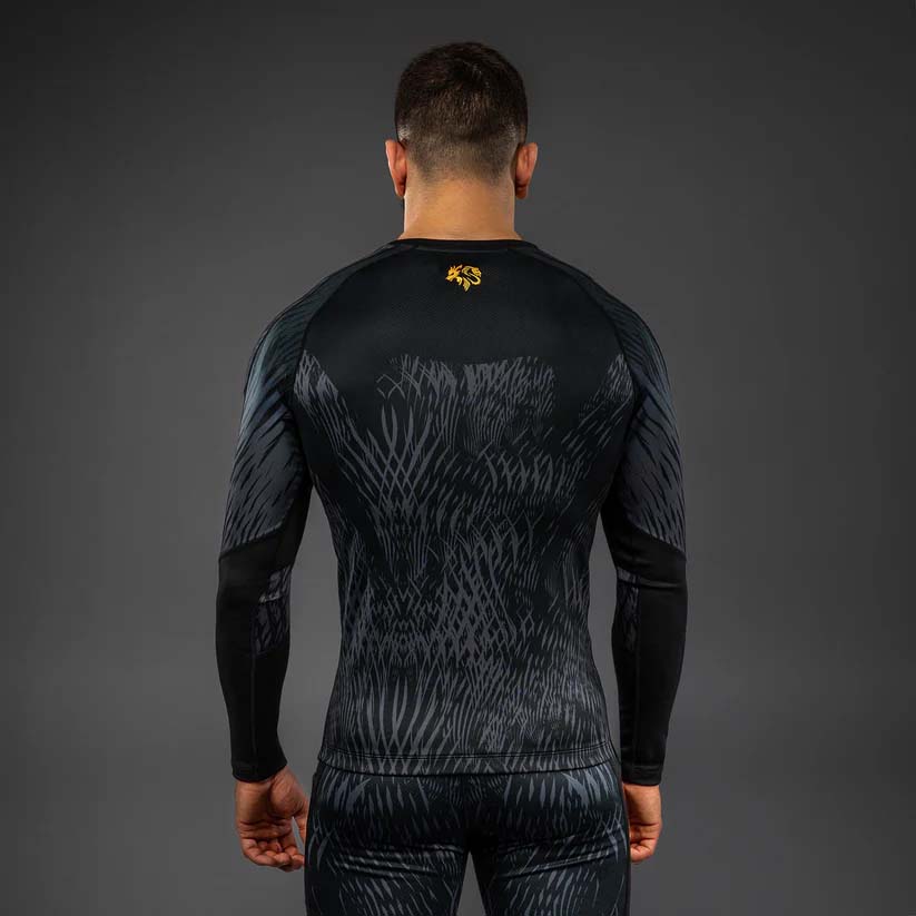 Venum x Chimaev Long Sleeve Rash Guard Black/Grey