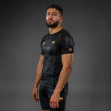 Venum x Chimaev Short Sleeve Rash Guard Black/Grey