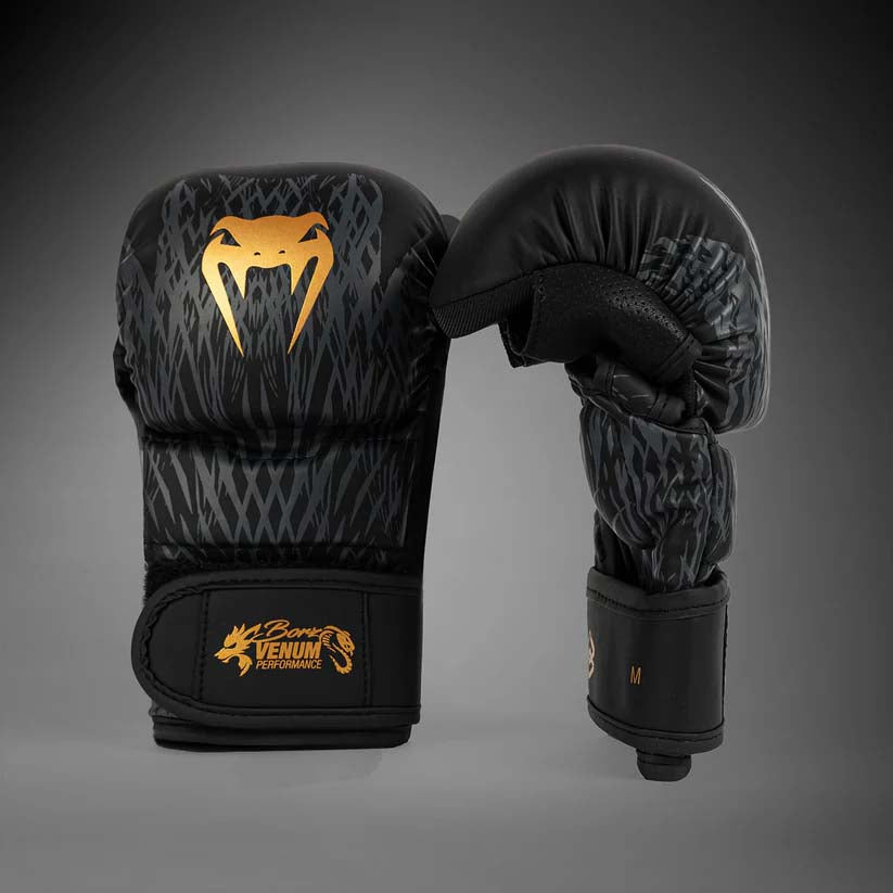 Venum x Chimaev Sparring Gloves Black/Gold