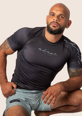 Adapt Jiu-Jitsu Mens Classic Rash Guard Black