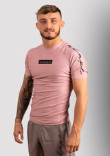 Adapt Jiu-Jitsu Mens Original Rash Guard Pink