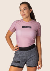 Adapt Jiu-Jitsu Womens Original Rash Guard Pink