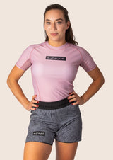 Adapt Jiu-Jitsu Womens Original Rash Guard Pink