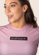 Adapt Jiu-Jitsu Womens Original Rash Guard Pink