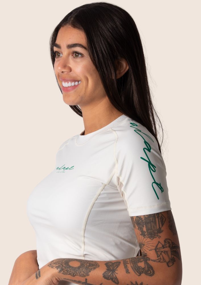 Adapt Jiu-Jitsu Womens Classic Rash Guard Irish Cream