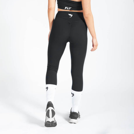Fly Scrunch Leggings Black