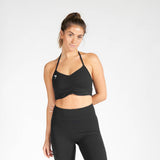 Fly Scrunch Sports Bra Black
