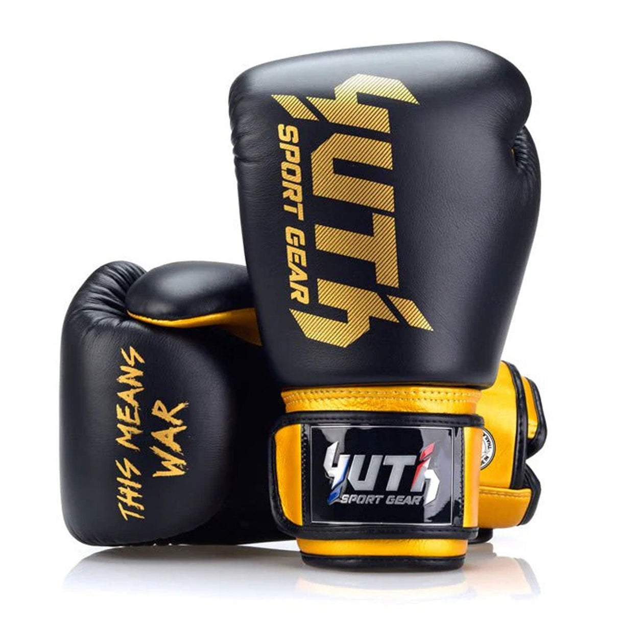 Yuth Gold Line Boxing Gloves - Black/Gold