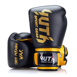 Yuth Gold Line Boxing Gloves - Black/Gold