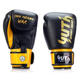 Yuth Gold Line Boxing Gloves - Black/Gold