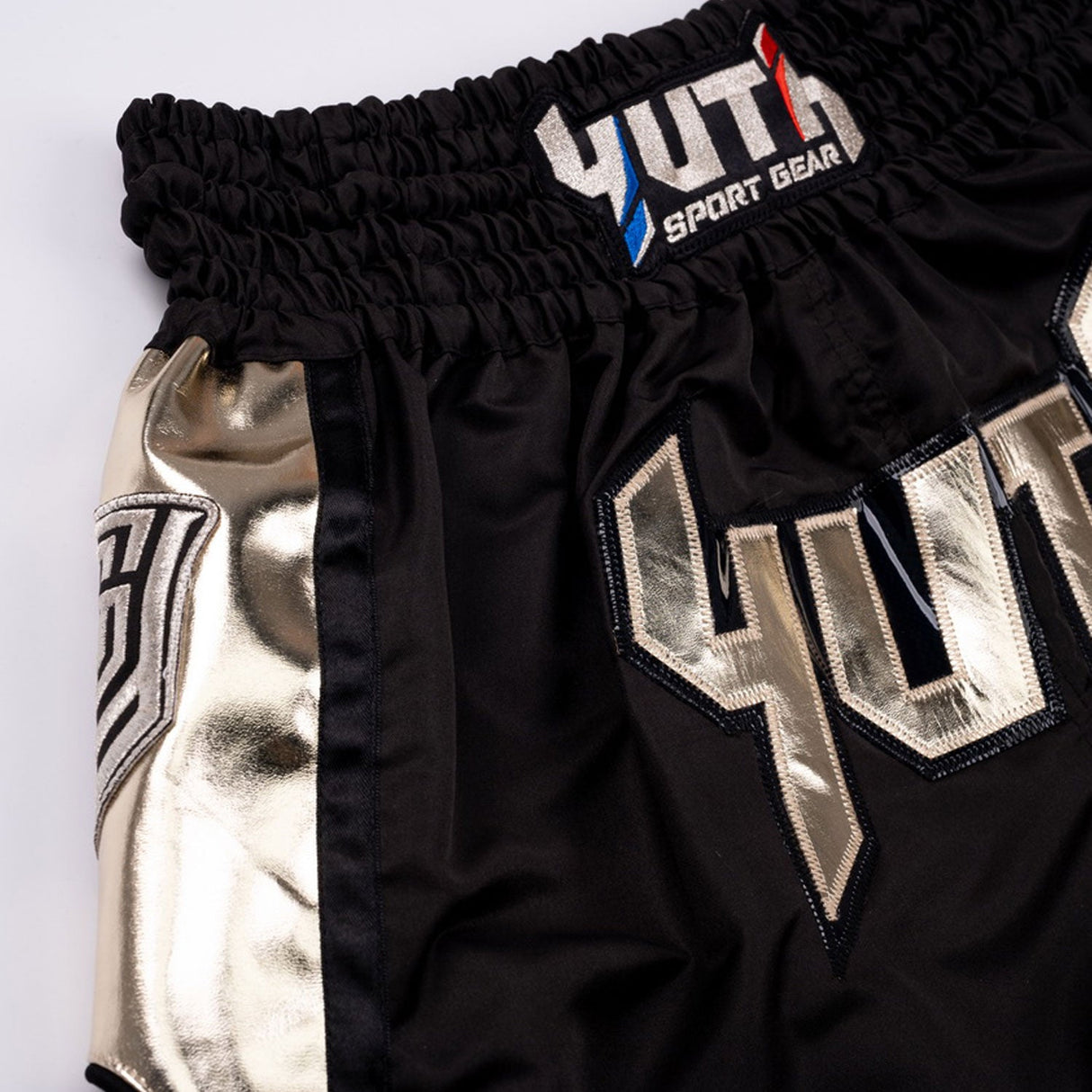 Yuth Hologram Muay Thai Shorts - Black/Gold