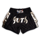 Yuth Hologram Muay Thai Shorts - Black/Gold