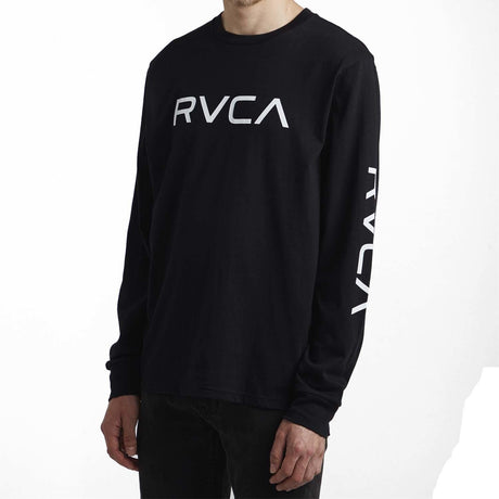RVCA Big RVCA Long Sleeve T-Shirt Black Medium 