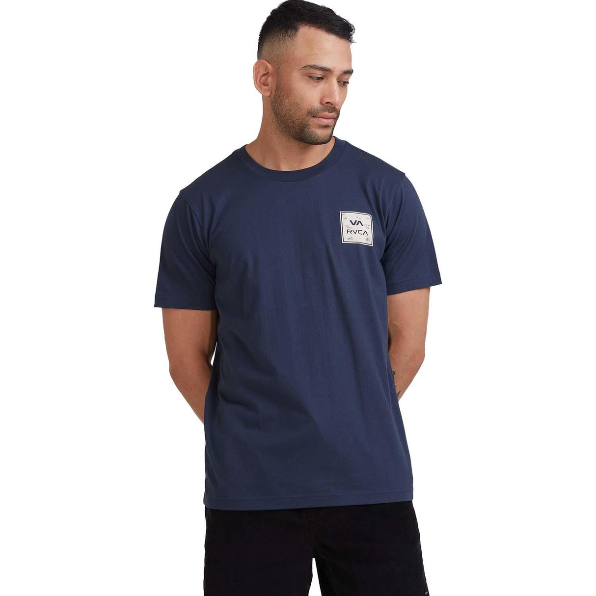 RVCA VA All The Ways T-Shirt Blue Large 