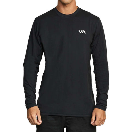 RVCA Sport Vent Long Sleeve T-Shirt Black Small 