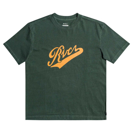 RVCA Pennant T-Shirt Green Medium 