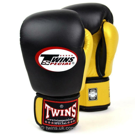 Twins BGVL-3T 2-Tone Boxing Gloves Black/Gold 10oz 