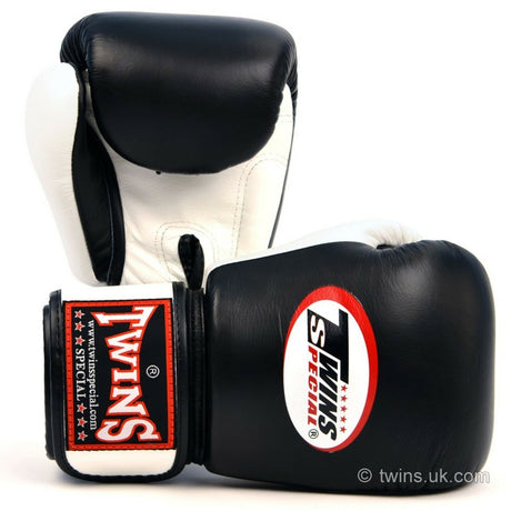 Twins BGVL-3T 2-Tone Boxing Gloves Grey/Black 10oz 