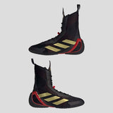 Black/Gold Adidas Speedex Ultra Boxing Boots   