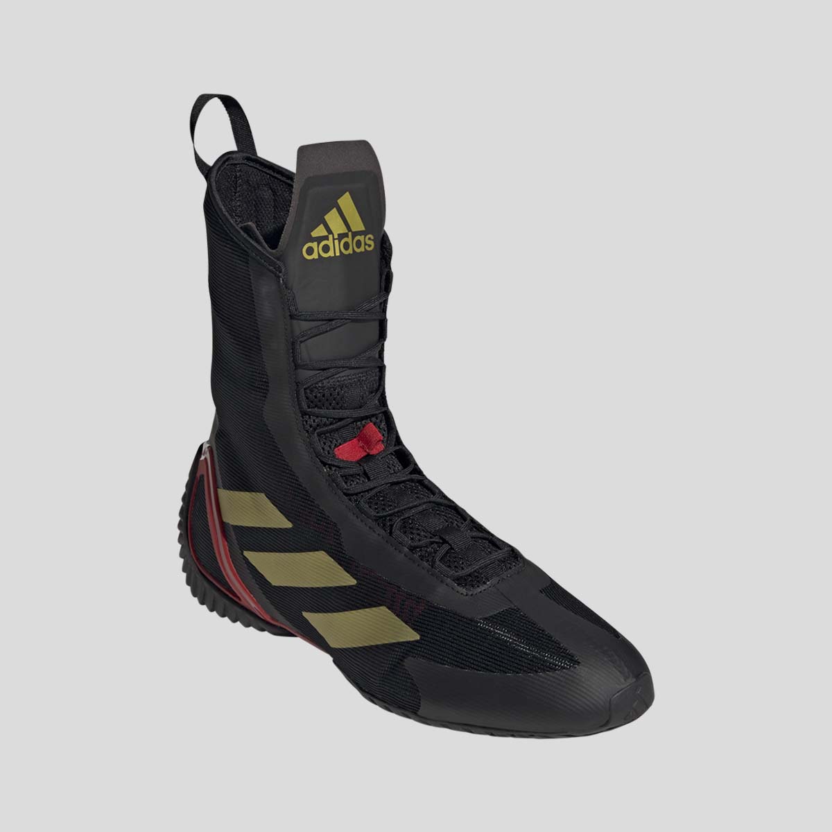 Black/Gold Adidas Speedex Ultra Boxing Boots   