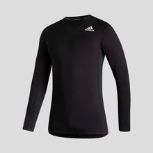 Black Adidas Techfit Long Sleeve Compression T-Shirt