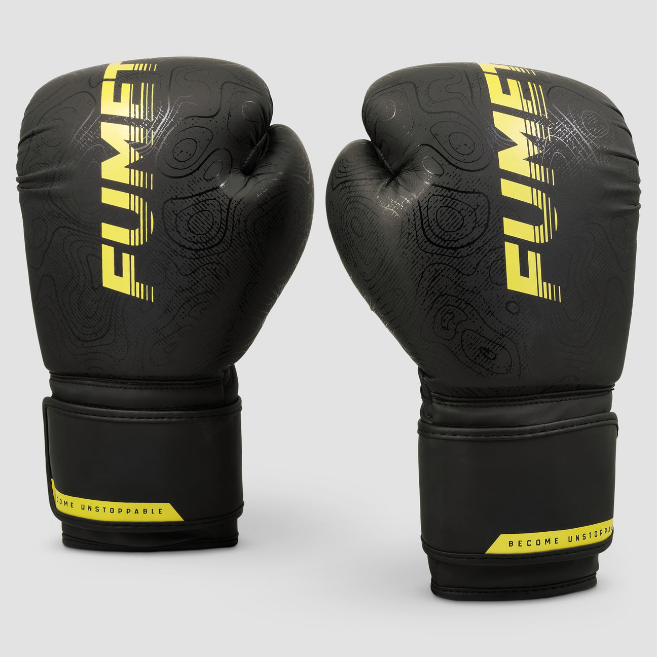 Black/Yellow Fumetsu Arc Boxing Gloves   