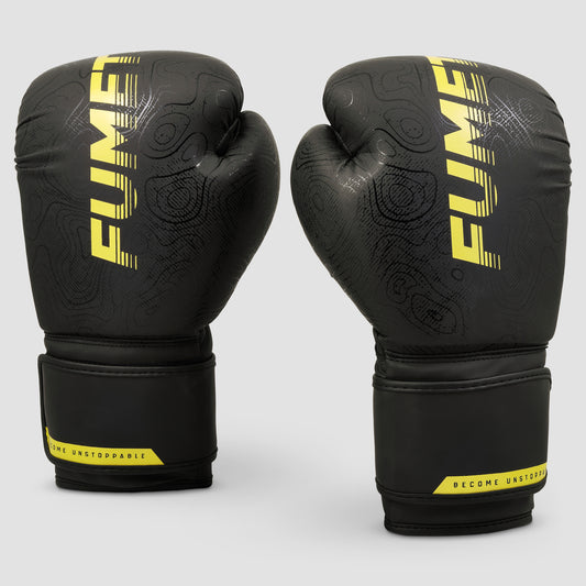 Black/Yellow Fumetsu Arc Boxing Gloves
