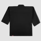 Black Bytomic Red Label 7oz Cotton Karate Uniform   