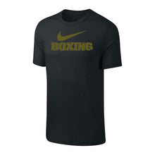 Nike Gold Tick Boxing Training T-Shirt Black N561416-010-BX70
