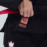 Black/Rose Gold Kingz The One Ladies BJJ Gi   